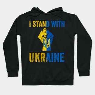 Support Ukraine I Stand With Ukraine Ukrainian Flag Hoodie